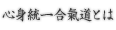 心身統一合氣道とは